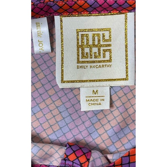 Vibrant Purple and Orange Women's Blouse - Picture 6 of 6